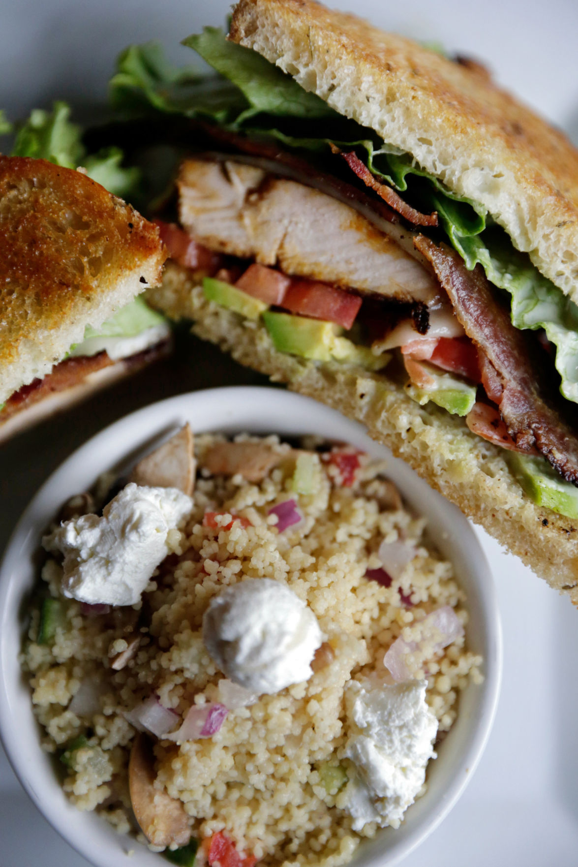 California chicken club sandwich